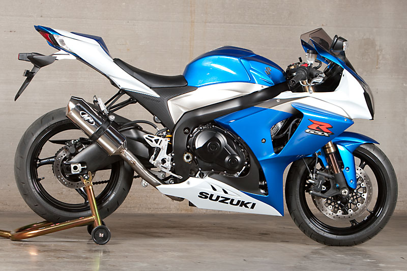 2009-11 GSXR 1000 Race System with Polished Muffler