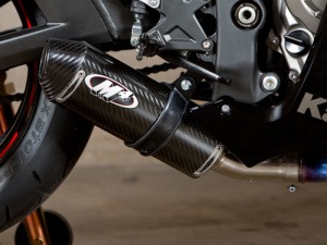 2011 ZX10R Street Slayer System Slip On with Carbon Fiber Canister