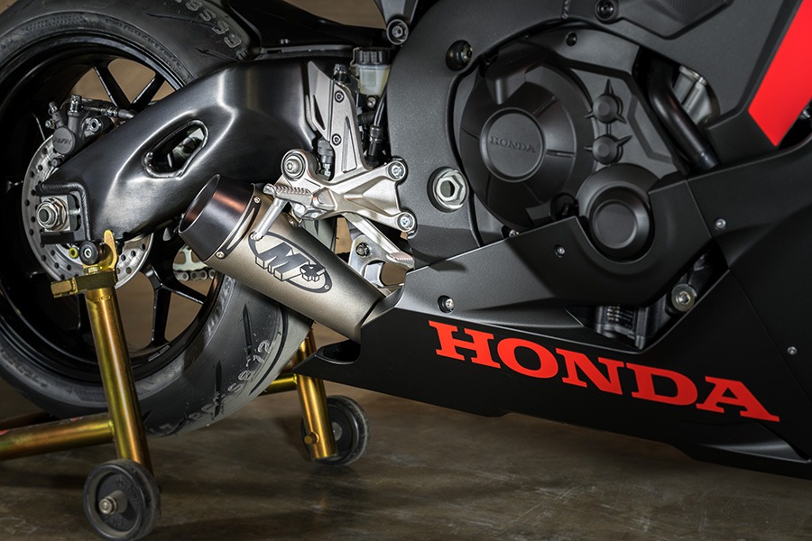 2017 CBR 1000RR GP Style Slip On with Titanium canister