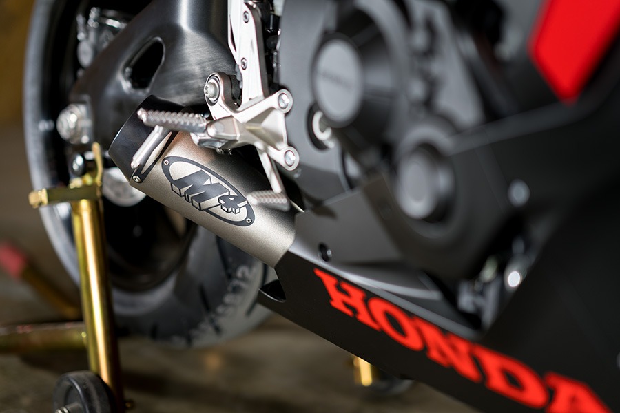 2017 CBR 1000RR GP Style Slip On with Titanium canister