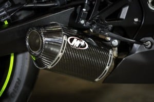 2017 GSXR 1000 Full System with Carbon Fiber Street Slayer Muffler detail2