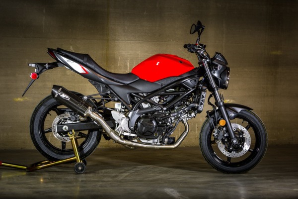 2017 SV-650 Race Full System with Carbon muffler