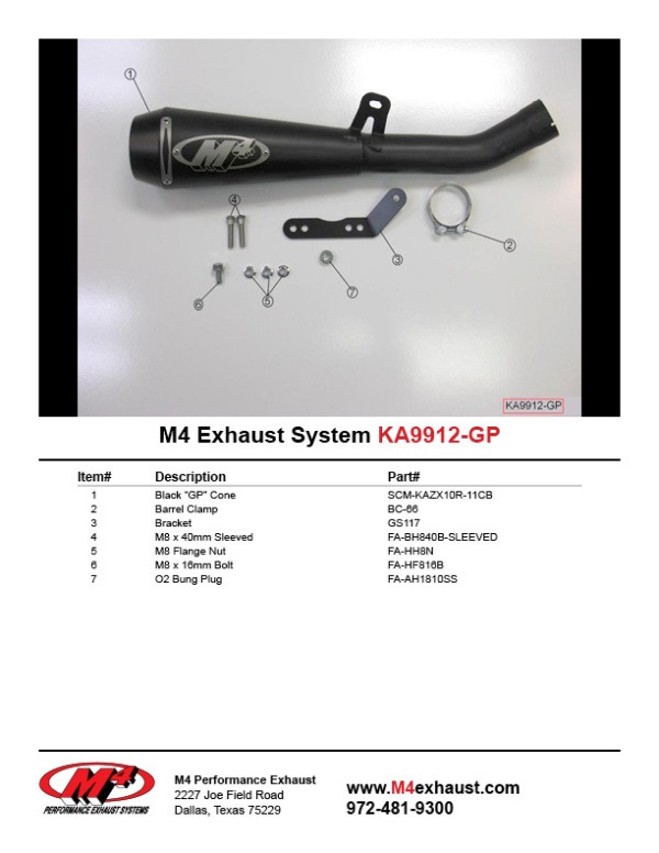 KA9912-GP Component Key