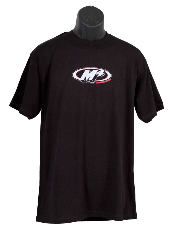 Black M4 Silver Logo T-Shirt – Shop M4 Exhaust