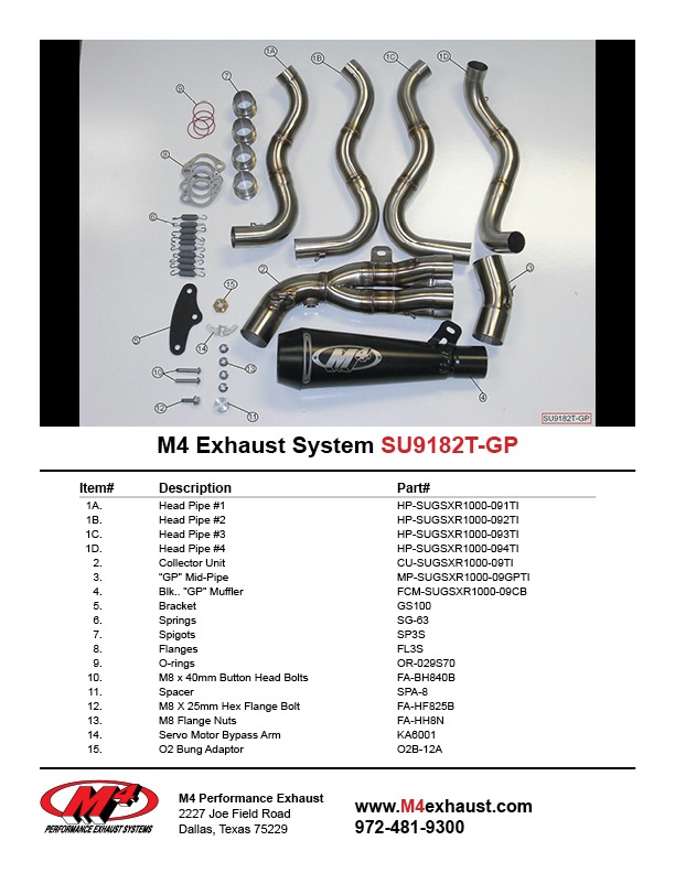 SU9182T-GP Component Key