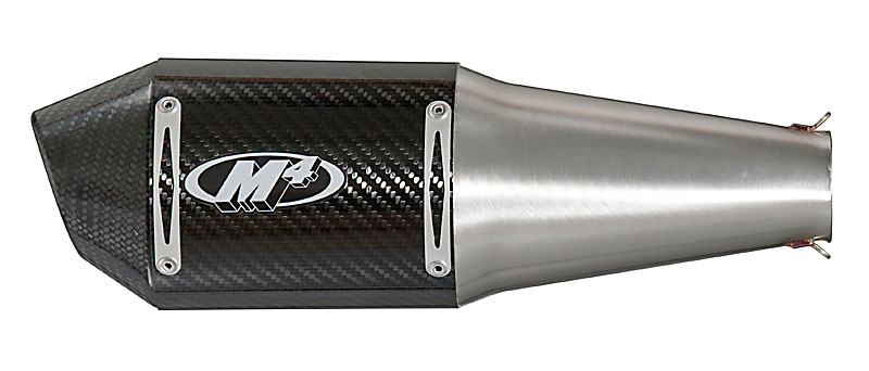 M4 Exhaust Undertail Titanium and Carbon muffler