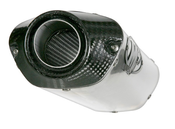 M4 Exhaust Undertail Titanium muffler with Carbon end cap